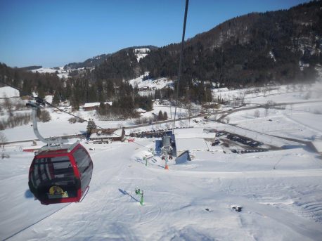 Blick aus der Hündlebahn.