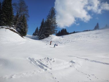 Pisten am Prodellift.