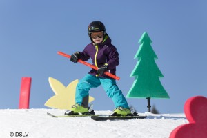 Beim Kinderskikurs. Foto: DSLV