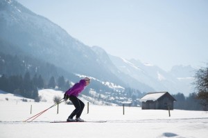 Langlaufen bei Oberstdorf. Foto: Tourismus Oberstdorf